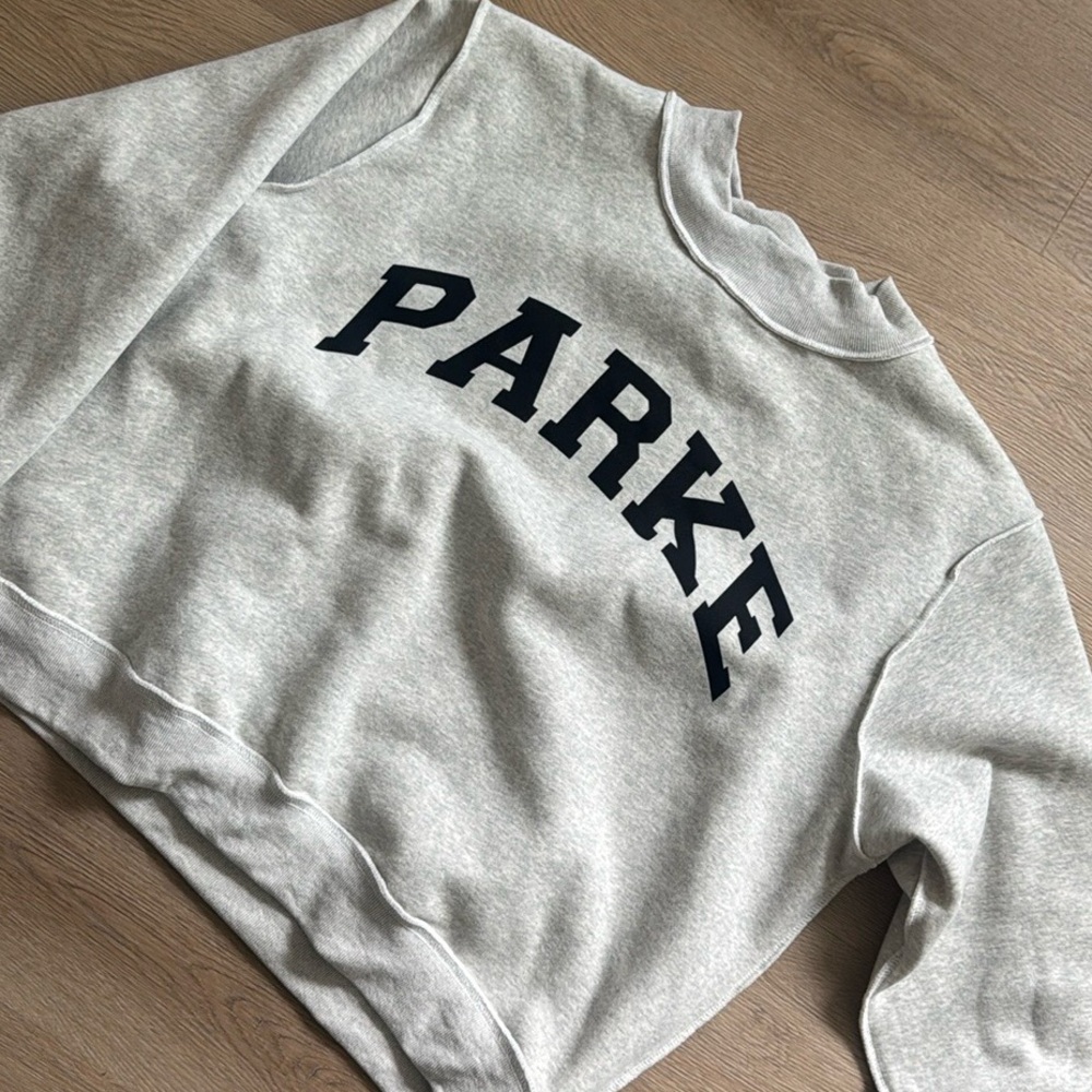 PARKE/SET mock neck crew